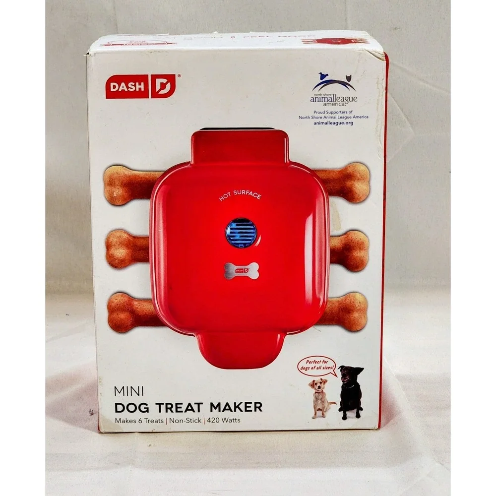 Dash Express Dog Bone Shaped Treat Maker ~ NEW IN BOX